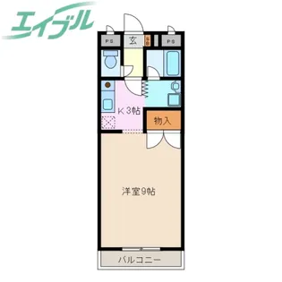 ワンダーランド【2階】の間取り