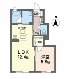シャーメゾン上河原西 B棟【1階】の間取り