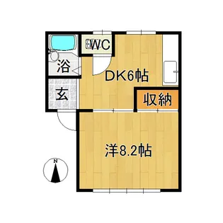 タイムコーポIII【2階】の間取り