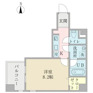 クレアール両国【4階】の間取り