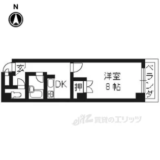 錦プラザ【2階】の間取り