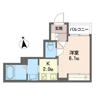 エスブランド辻堂元町【1階】の間取り