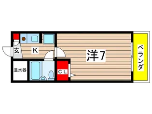 第二ハイコ-プ田中【2階】の間取り