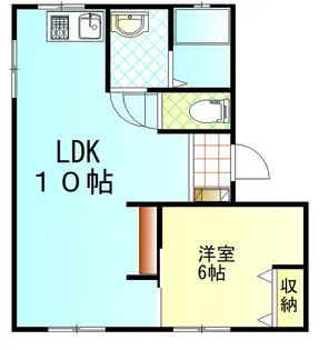 ラ・ルーチェ中央【1階】の間取り