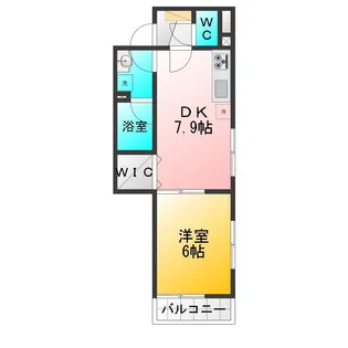 CASA MIA【2階】の間取り