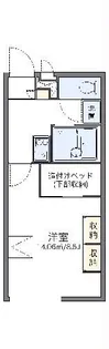 レオパレスリーベ【2階】の間取り