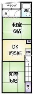 牛尾文化【2階】の間取り