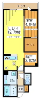 アンジュール南【1階】の間取り
