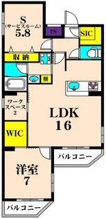 Lien(リアン)【2階】の間取り