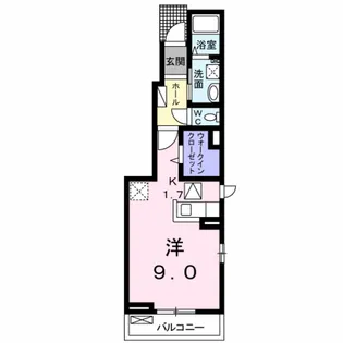 グランボヌールII【1階】の間取り