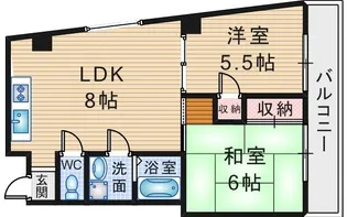 エレガンス穂積5号館【1階】の間取り