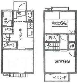 みたま1号棟【1階】の間取り