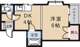 AIROSE豊中【1階】の間取り