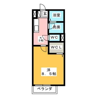 ボナンザ【2階】の間取り