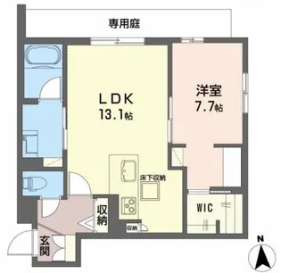 イーイーベース07【1階】の間取り
