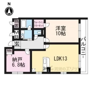 アパルトマン505【4階】の間取り