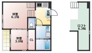 パークアベニュー【1階】の間取り