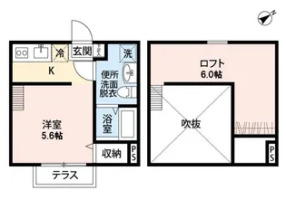La Floraison【1階】の間取り