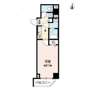 グランジット森下【7階】の間取り