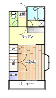 ハウス深山【1階】の間取り