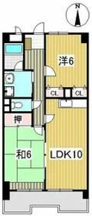 エステート小手指【3階】の間取り
