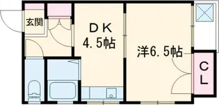 川口屋コーポ【3階】の間取り