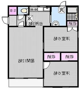 エクセル【2階】の間取り