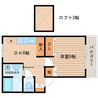ナヴィール萩1号館【1階】の間取り