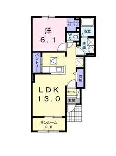 レジェンドXVIII【2階】の間取り