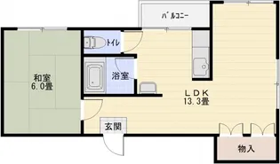 ノーブル国分【2階】の間取り