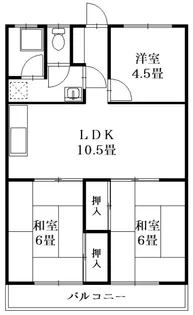 ベルシャトウ白亜【3階】の間取り