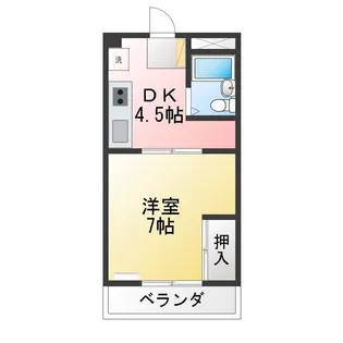 サンハイツ前田【3階】の間取り