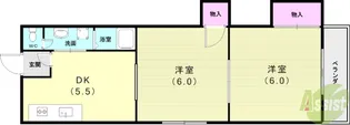 プレザントルーム【2階】の間取り
