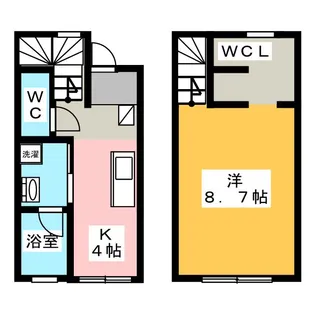 エスタシオンコート B【1階】の間取り