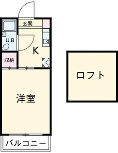 第12クリスタルハイツ【2階】の間取り