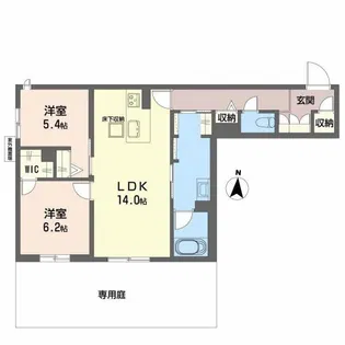 和の杜 江坂【1階】の間取り