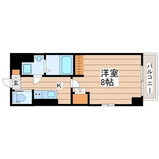 アルモニー勾当台公園【7階】の間取り