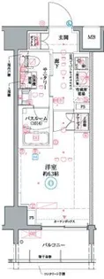 クレヴィスタ阪東橋III【2階】の間取り