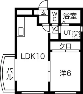 エバーグリーン21【3階】の間取り