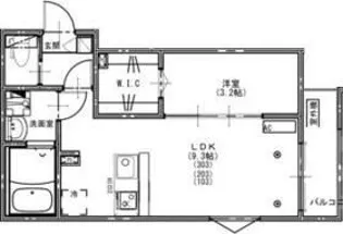 KEIAI RESIDENCE 大和田VI【1階】の間取り