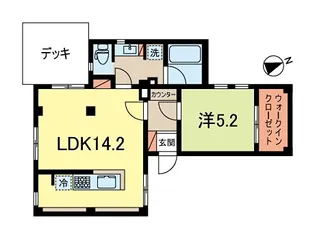 高井戸ユニバース【1階】の間取り