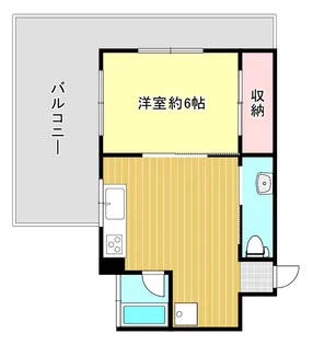 富岡コーポ【3階】の間取り