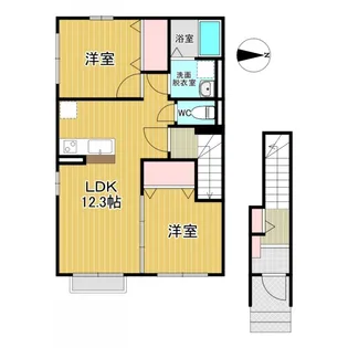 メゾンドオーブ【2階】の間取り