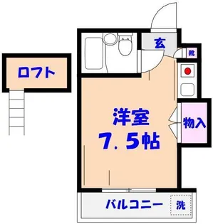 ライザ市川【2階】の間取り