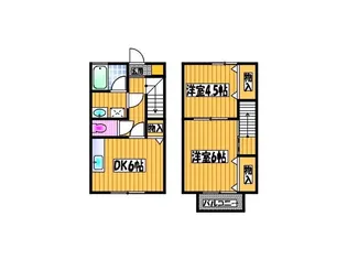 ドヌール朽網B棟の間取り