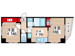 エクセレント【4階】の間取り