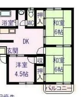アトウレへいわ【2階】の間取り