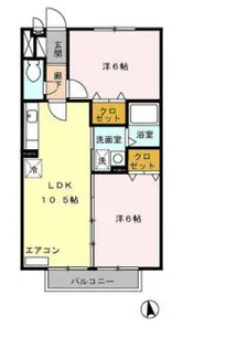 グランシエル【2階】の間取り