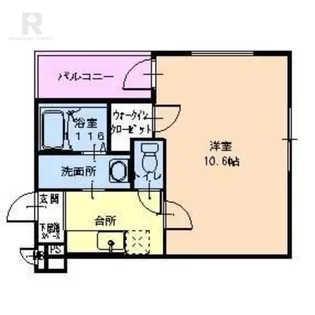 フジパレス深江橋II番館【3階】の間取り