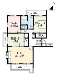 UR奈良青山一丁目【1階】の間取り